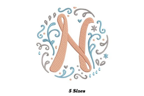 Alphabet Letter N: Elevating Personalization in Machine Embroidery Projects