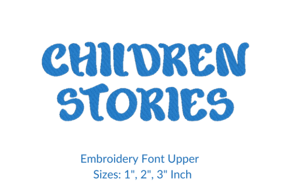 Bringing Whimsy to Life with Children Stories Font Embroidery Design