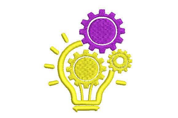 Cog, Light Bulb of Wisdom: A Symbol for the Modern Maker