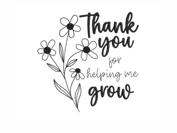 Cultivating Creativity: The Art and Utility of the Grow Embroidery Design