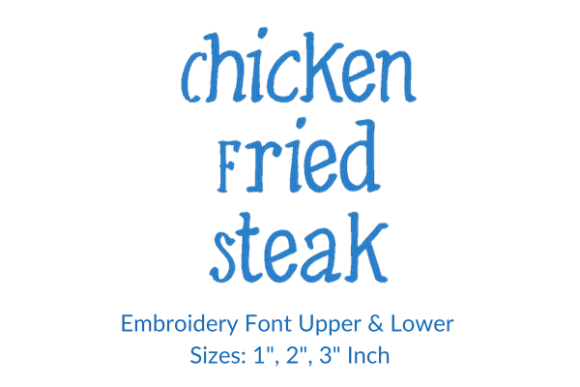 Mastering Personalization with Chicken Fried Steak Fonts Embroidery