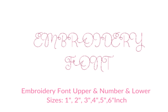 Personalize With Bride Font Embroidery Design