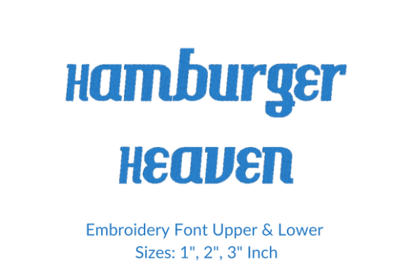 Stitch Style with Hamburger Heaven Font