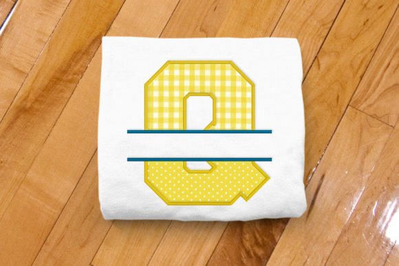 Varsity Letter Q Split Applique: A Practical Design Evaluation