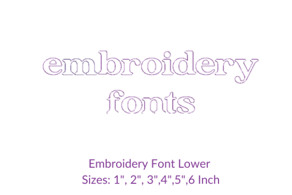 Vergilia Font Lowercase: Elevate Your Embroidery Designs