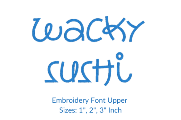 Wacky Sushi Font Embroidery Design: A Practical Guide for Creative Workflows